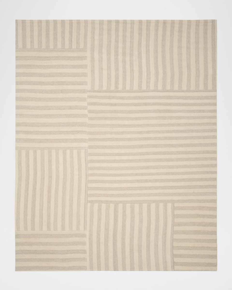 Celeste Stripe Hand-Woven Rug, 9' x 12'